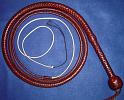 10ft Saddle Tan 12 plait David Morgan Style Indiana Jones Bullwhip 1A